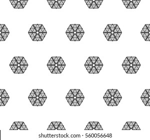 Modern geometric seamless pattern. For design, page fill, wallpaper.. Vector illustration