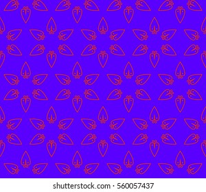 Modern geometric seamless pattern. For design, page fill, wallpaper.Vector illustration