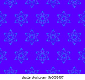 Modern geometric seamless pattern. For design, page fill, wallpaper.Vector illustration