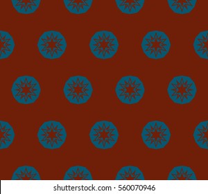 Modern geometric seamless pattern. For design, page fill, wallpaper. Vector illustration