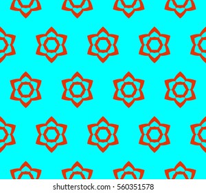 Modern geometric seamless pattern. For design, page fill, wallpaper. Vector illustration