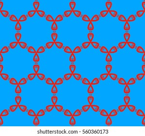 Modern geometric seamless pattern. For design, page fill, wallpaper. Vector illustration