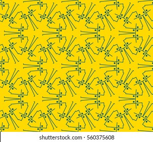 Modern geometric seamless pattern. For design, page fill, wallpaper. Vector illustration