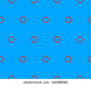 Modern geometric seamless pattern. For design, page fill, wallpaper. Vector illustration