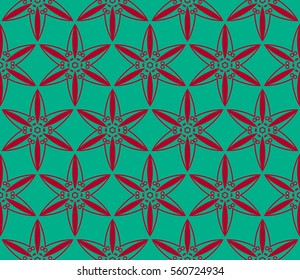 Modern geometric seamless pattern. For design, page fill, wallpaper. Vector illustration