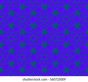 Modern geometric seamless pattern. For design, page fill, wallpaper. Vector illustration