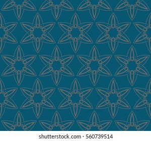 Modern geometric seamless pattern. For design, page fill, wallpaper. Vector illustration