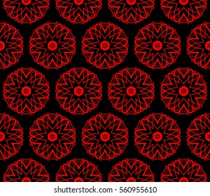 Modern geometric seamless pattern. For design, page fill, wallpaper. Vector illustration