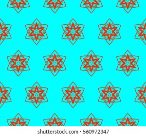 Modern geometric seamless pattern. For design, page fill, wallpaper. Vector illustration
