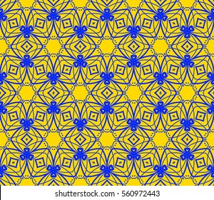 Modern geometric seamless pattern. For design, page fill, wallpaper. Vector illustration