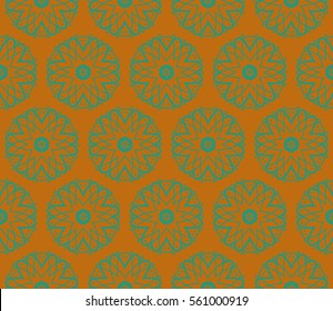 Modern geometric seamless pattern. For design, page fill, wallpaper. Vector illustration