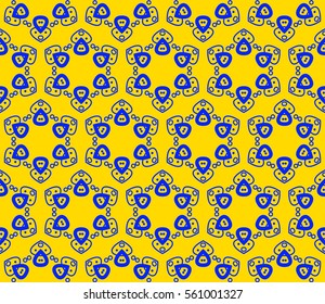 Modern geometric seamless pattern. For design, page fill, wallpaper. Vector illustration