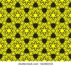 Modern geometric seamless pattern. For design, page fill, wallpaper. Vector illustration