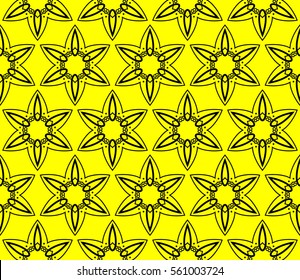 Modern geometric seamless pattern. For design, page fill, wallpaper. Vector illustration