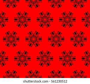 Modern geometric seamless pattern. For design, page fill, wallpaper. Vector illustration