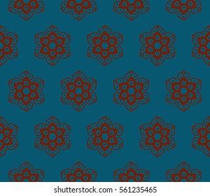 Modern geometric seamless pattern. For design, page fill, wallpaper. Vector illustration