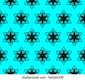 Modern geometric seamless pattern. For design, page fill, wallpaper. Vector illustration