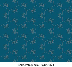 Modern geometric seamless pattern. For design, page fill, wallpaper. Vector illustration