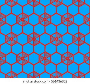 Modern geometric seamless pattern. For design, page fill, wallpaper. Vector illustration
