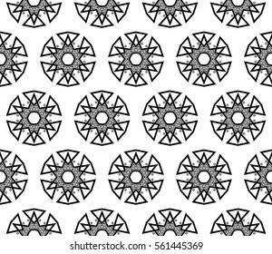 Modern geometric seamless pattern. For design, page fill, wallpaper. Vector illustration