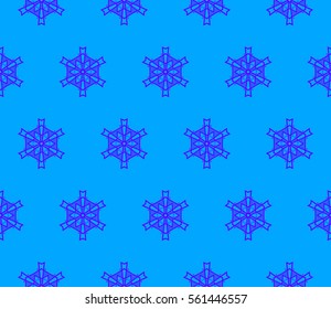 Modern geometric seamless pattern. For design, page fill, wallpaper. Vector illustration