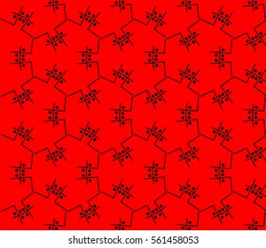 Modern geometric seamless pattern. For design, page fill, wallpaper. Vector illustration