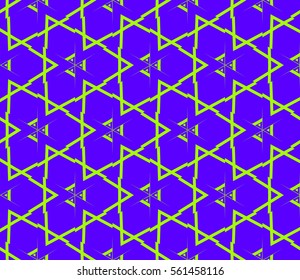 Modern geometric seamless pattern. For design, page fill, wallpaper. Vector illustration