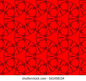 Modern geometric seamless pattern. For design, page fill, wallpaper. Vector illustration