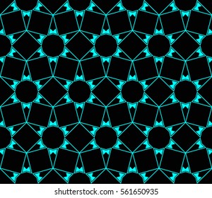 Modern geometric seamless pattern. For design, page fill, wallpaper. Vector illustration