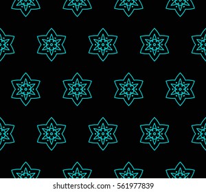 Modern geometric seamless pattern. For design, page fill, wallpaper. Vector illustration