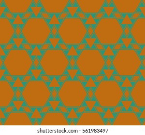 Modern geometric seamless pattern. For design, page fill, wallpaper.Vector illustration