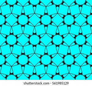 Modern geometric seamless pattern. For design, page fill, wallpaper. Vector illustration