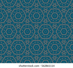 Modern geometric seamless pattern. For design, page fill, wallpaper. Vector illustration