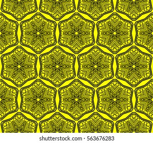 Modern geometric seamless pattern. For design, page fill, wallpaper. Vector illustration