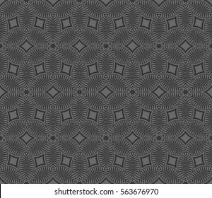 Modern geometric seamless pattern. For design, page fill, wallpaper. Vector illustration