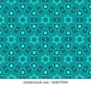 Modern geometric seamless pattern. For design, page fill, wallpaper. Vector illustration