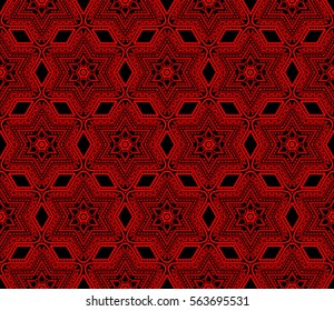 Modern geometric seamless pattern. For design, page fill, wallpaper. Vector illustration