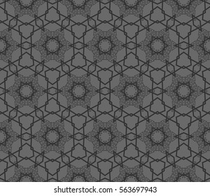 Modern geometric seamless pattern. For design, page fill, wallpaper. Vector illustration