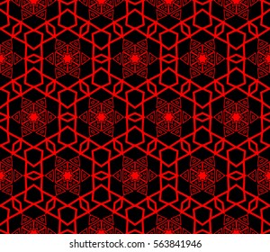 Modern geometric seamless pattern. For design, page fill, wallpaper. Vector illustration
