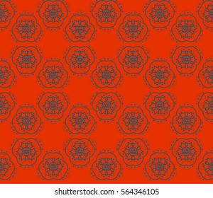 Modern geometric seamless pattern. For design, page fill, wallpaper. Vector illustration