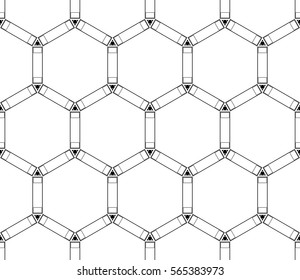 Modern geometric seamless pattern. For design, page fill, wallpaper. Vector illustration