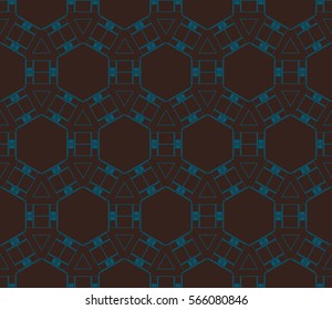 Modern geometric seamless pattern. For design, page fill, wallpaper. Vector illustration