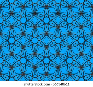 Modern geometric seamless pattern. For design, page fill, wallpaper. Vector illustration