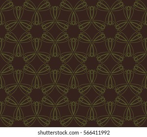 Modern geometric seamless pattern. For design, page fill, wallpaper. Vector illustration