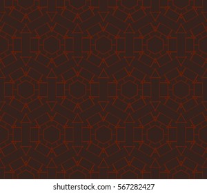 Modern geometric seamless pattern. For design, page fill, wallpaper. Vector illustration