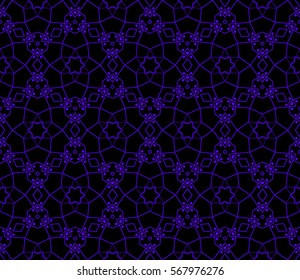 Modern geometric seamless pattern. For design, page fill, wallpaper. Vector illustration