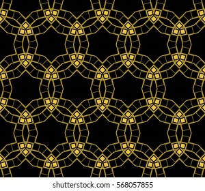 Modern geometric seamless pattern. For design, page fill, wallpaper. Vector illustration