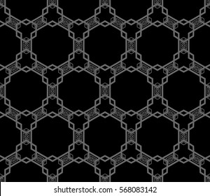 Modern geometric seamless pattern. For design, page fill, wallpaper. Vector illustration