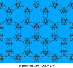 Modern geometric seamless pattern. For design, page fill, wallpaper. Vector illustration