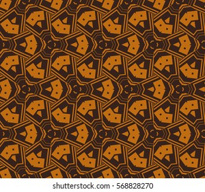 Modern geometric seamless pattern. For design, page fill, wallpaper. Vector illustration